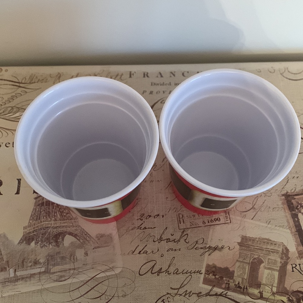 Santa Belt Red Cups (Red) 💖 - Picture 4 of 7